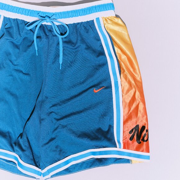 NIke Men’s Blue & Orange Athletic Shorts — Size M - Picture 2 of 3
